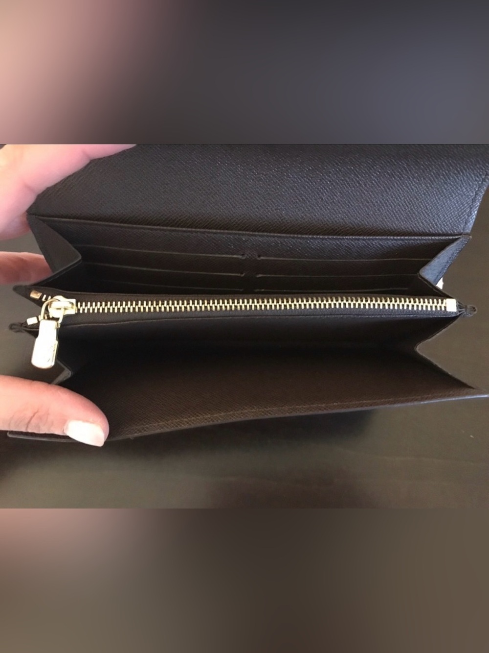LOUIS VUITTON 2012 French Haute Damier Ebene Wallet - Picture 3 of 14